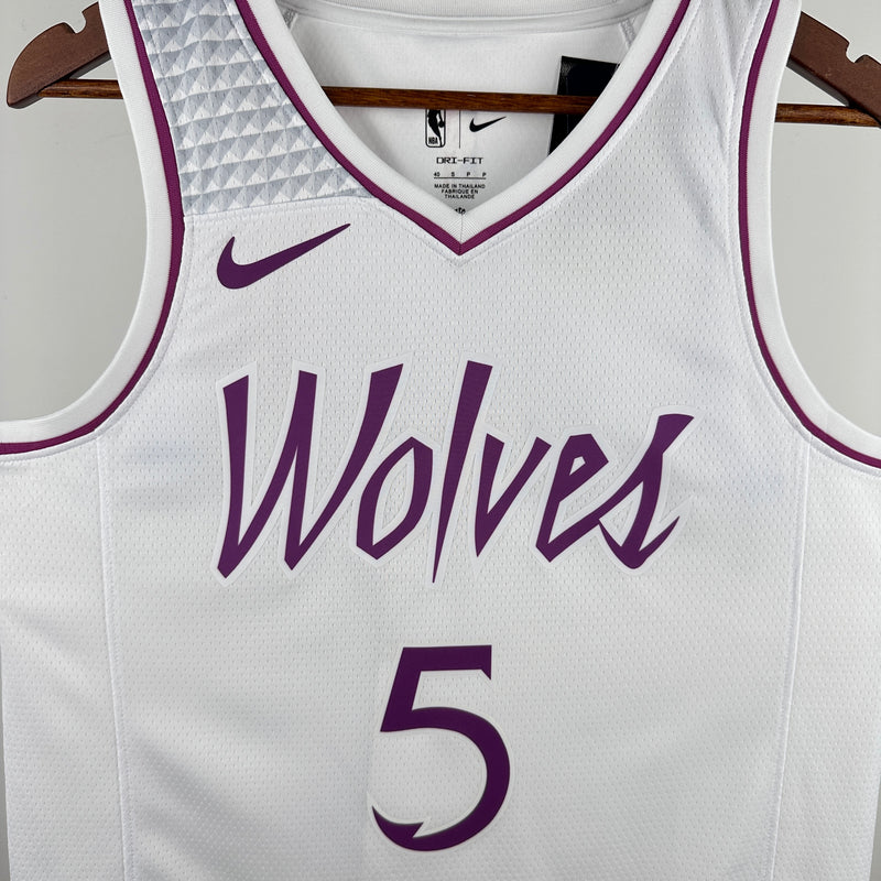 Regata Minnesota Timberwolves Branca Swingman 2018/19 - Earned Edition