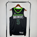Regata Minnesota Timberwolves Preta Swingman - Statement Edition