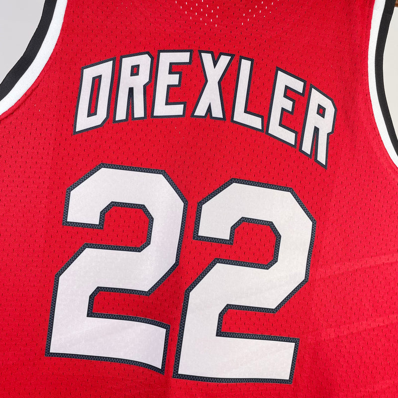 Regata Portland Trail Blazers Clyde Drexler Red 1983/84 - Hardwood Classics