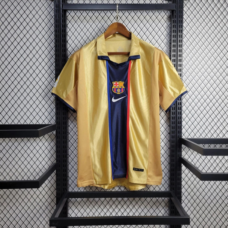 Camisa 2 Barcelona Retrô 2001/02 - Masculina