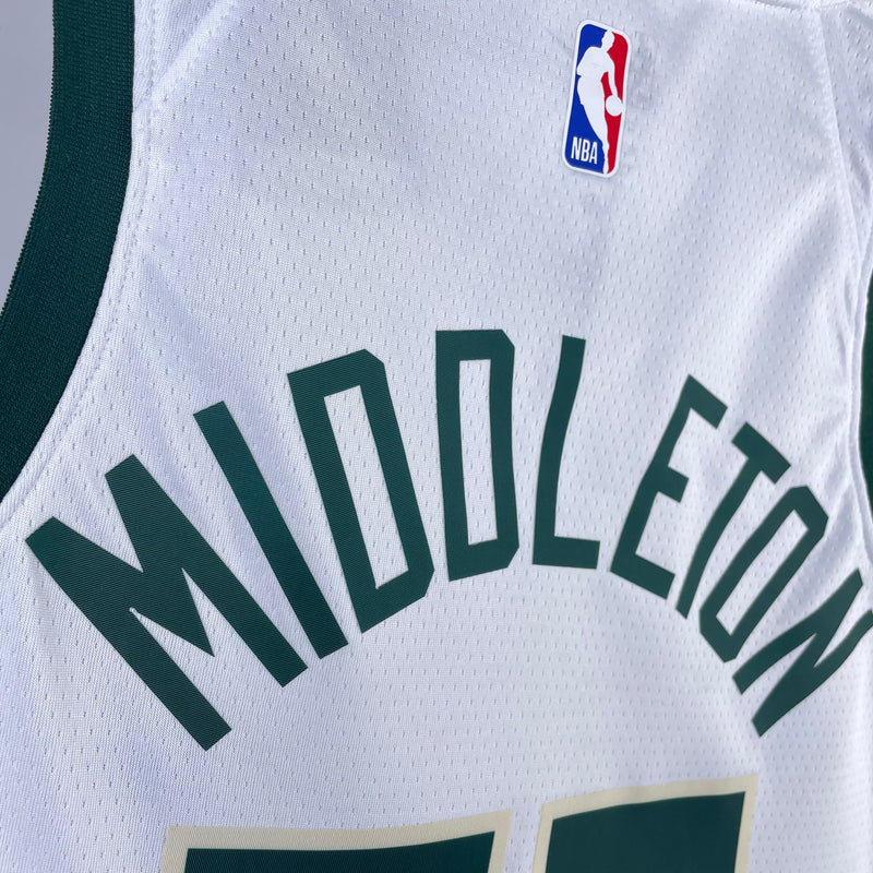 Regata Milwaukee Bucks Branca Swingman 2023/24 - Association Edition