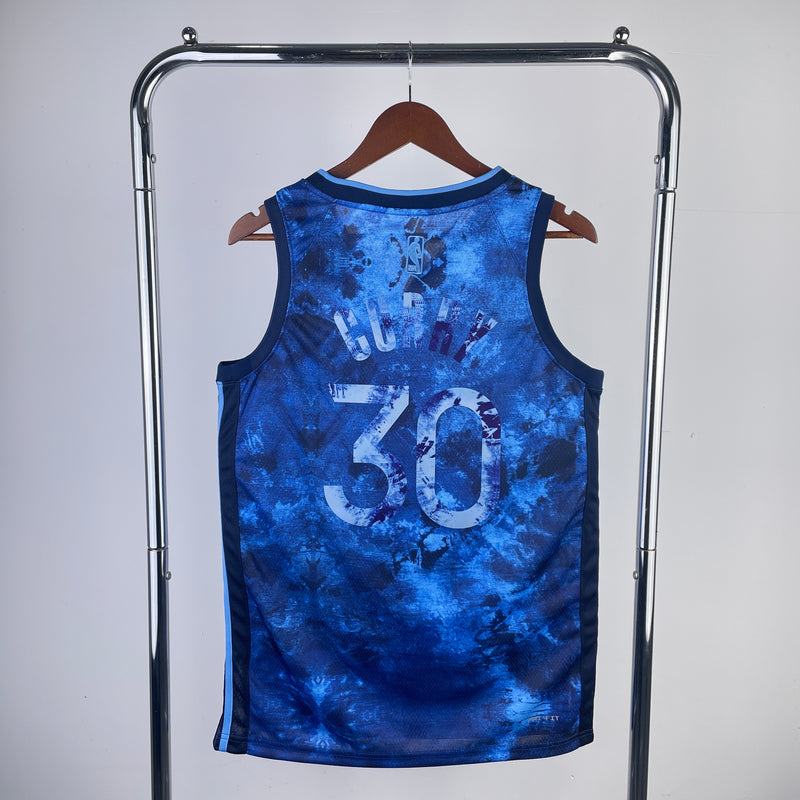 Regata Golden State Warriors Stephen Curry Azul Swingman - Select Series