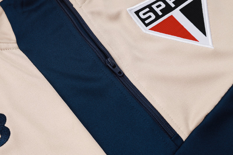 Agasalho São Paulo FC Comissão Técnica Bege 2024/25 - Masculino
