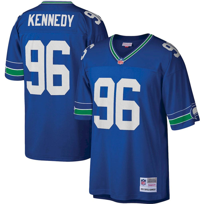 Camisa Seattle Seahawks Mitchell & Ness Legacy Replica - Azul Royal 2000