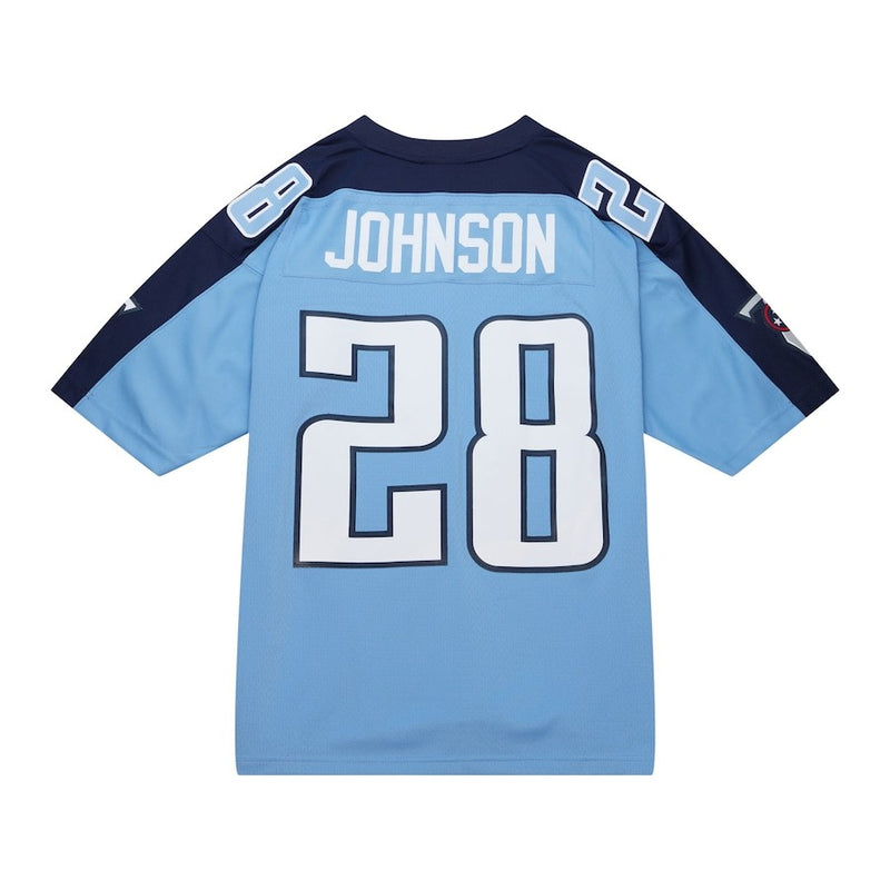 Camisa Chris Johnson Tennessee Titans Mitchell & Ness Legacy Replica - Azul Claro