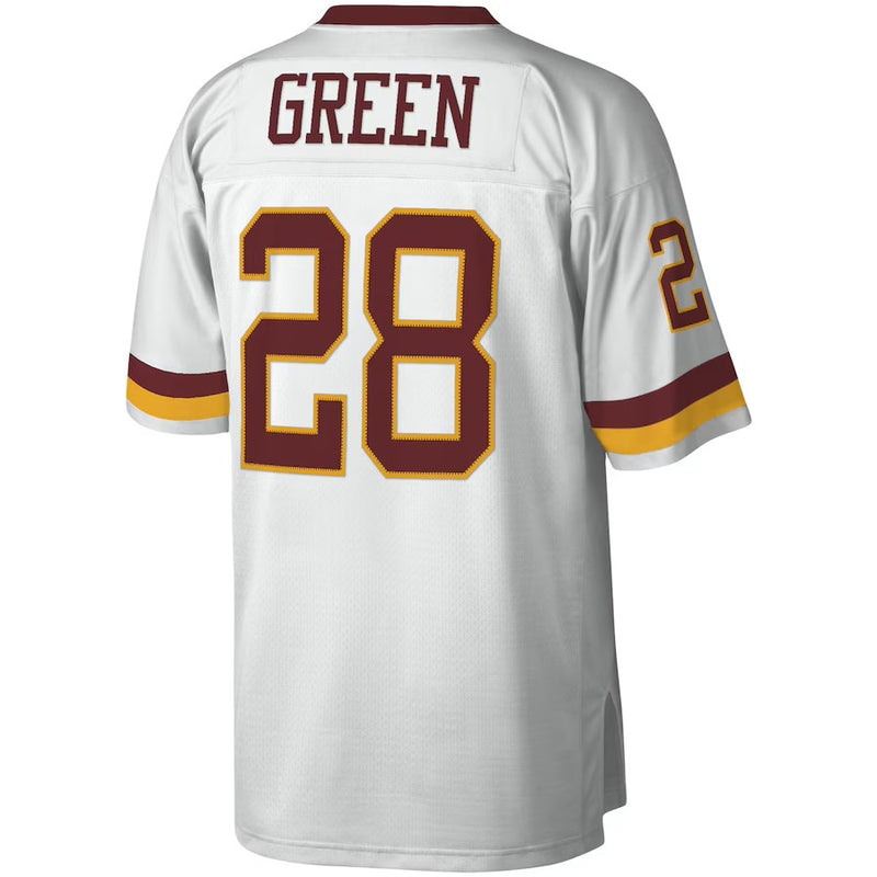 Camisa Darrell Green Washington Football Team Mitchell & Ness Legacy Replica 1991 - Branca