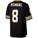 Camisa Archie Manning New Orleans Saints Mitchell & Ness Legacy Replica - Preta