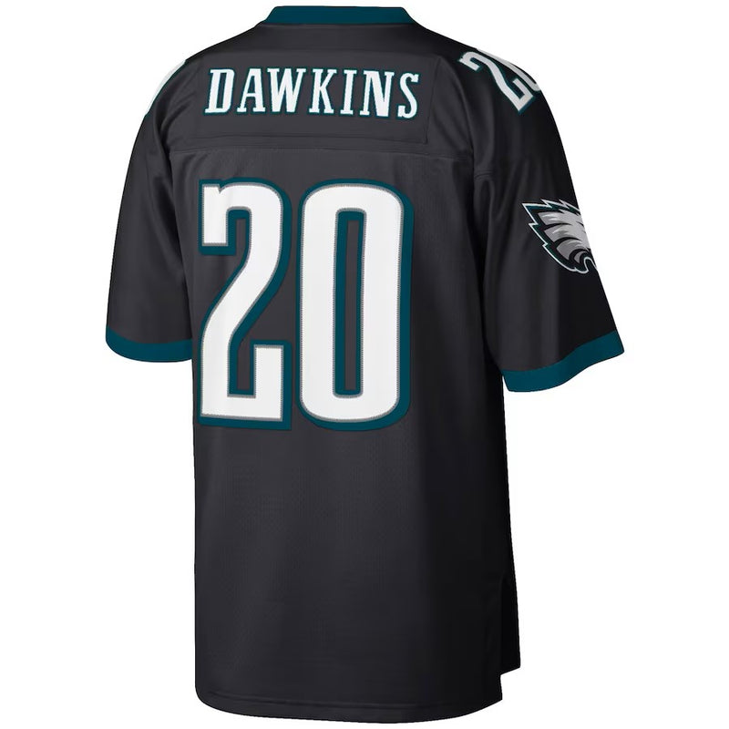 Camisa Brian Dawkins Philadelphia Eagles Mitchell & Ness Legacy Replica 2004 - Preta