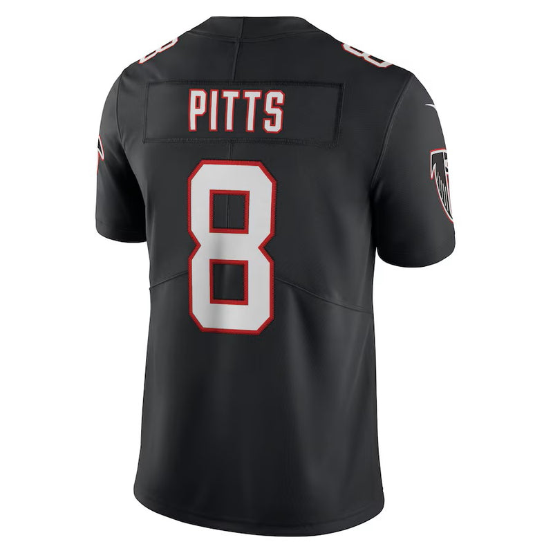 Camisa Kyle Pitts Atlanta Falcons Nike Alternate Vapor Limited - Preta
