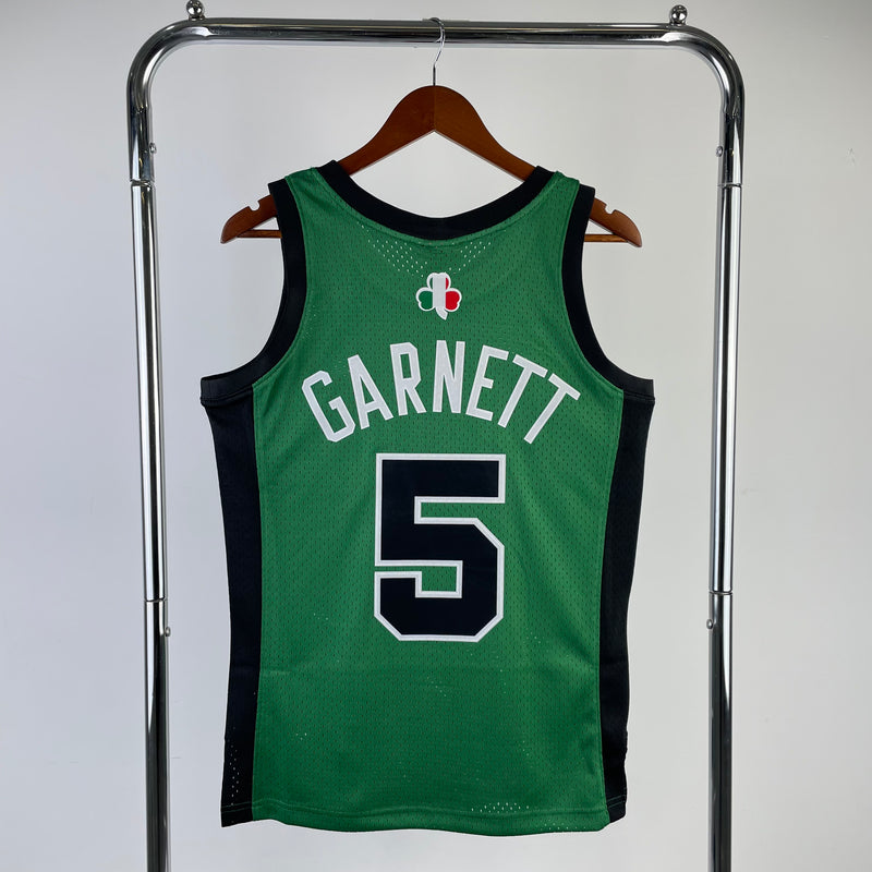 Regata Boston Celtics Kevin Garnett Verde 2007/08 - Hardwood Classics