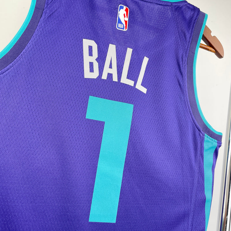 Regata Charlotte Hornets Roxa 2020/21 Swingman - Statement Edition