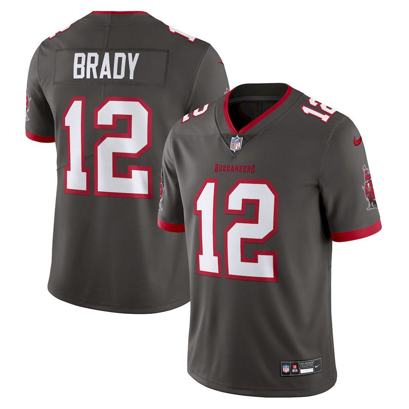 Camisa Tampa Bay Buccaneers Alternativa Vapor Limited - Cinza Escuro