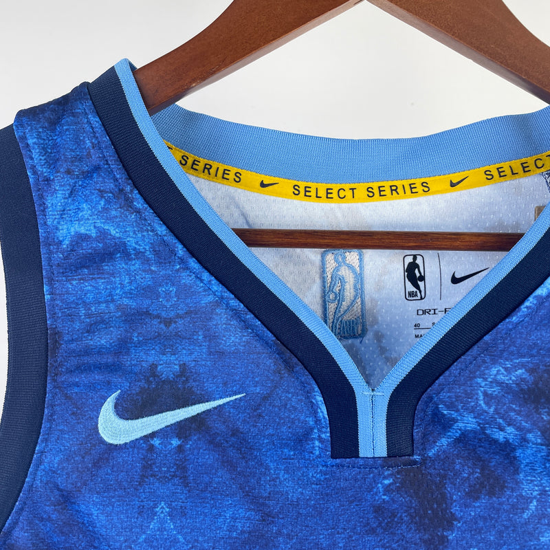 Regata Golden State Warriors Stephen Curry Azul Swingman - Select Series
