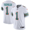 Camisa Tua Tagovailoa Miami Dolphins Alternate Vapor Limited - Branco/Azul