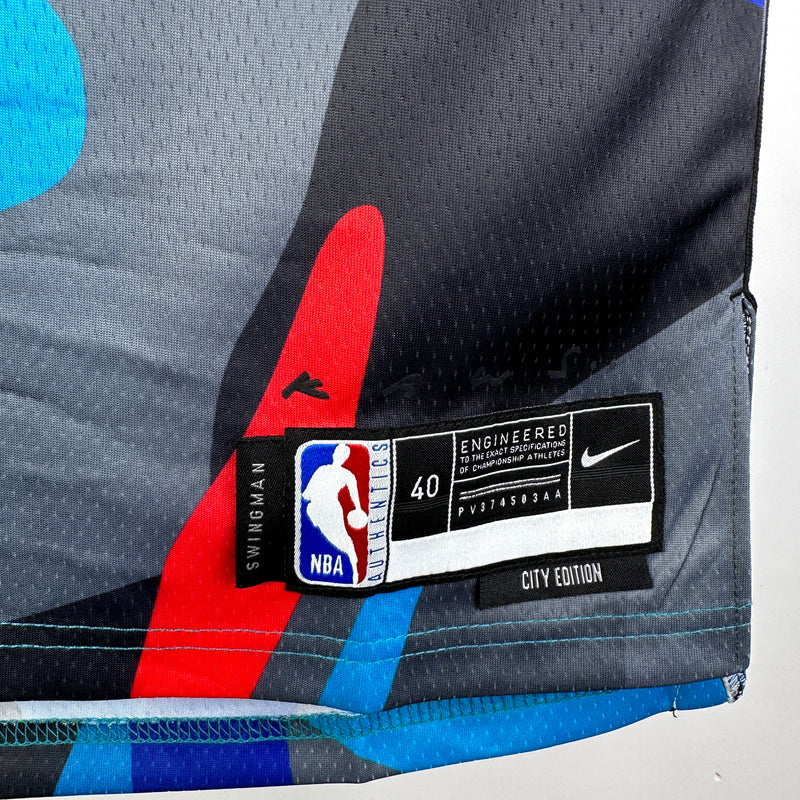 Regata Brooklyn Nets Preta 2023/24 Swingman - City Edition