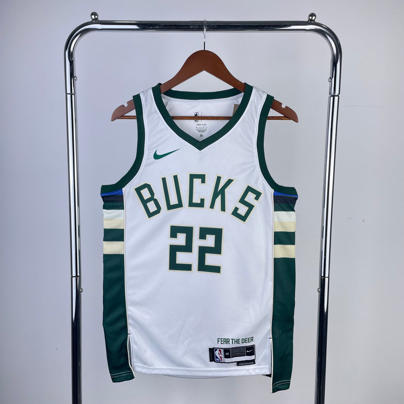 Regata Milwaukee Bucks Branca Swingman 2023/24 - Association Edition