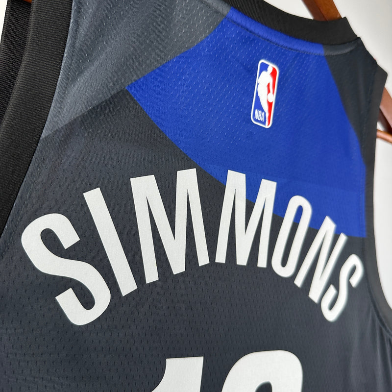 Regata Brooklyn Nets Preta 2023/24 Swingman - City Edition