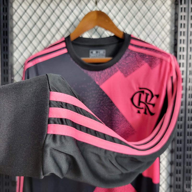 Camisa Goleiro Flamengo Icon Manga Longa 2023/24  - Masculina