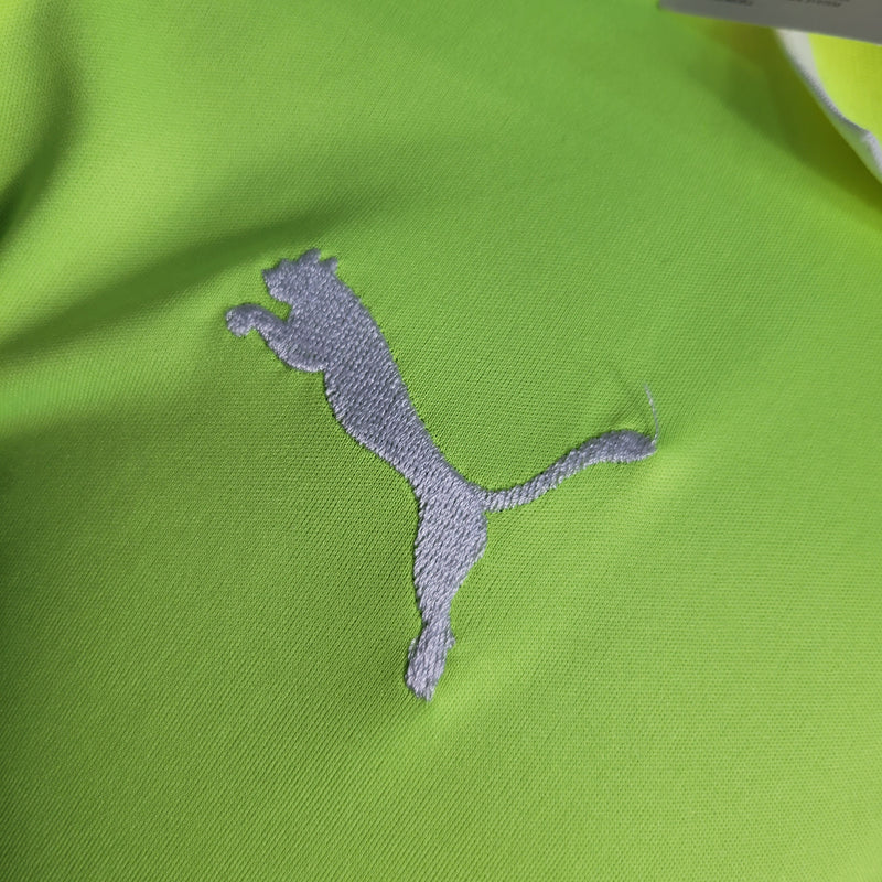 Camisa Polo Treino Palmeiras Verde Florescente 2023/24 - Masculina