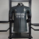 Camisa 4 AC Milan x Pleasures Black 2023/24 Jogador - Masculina