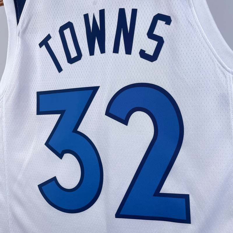 Regata Minnesota Timberwolves Branca Swingman - Association Edition