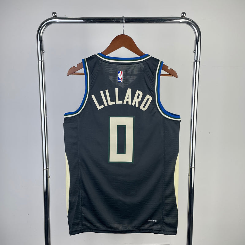 Regata Milwaukee Bucks Preta Swingman 2022/23 - Statement Edition