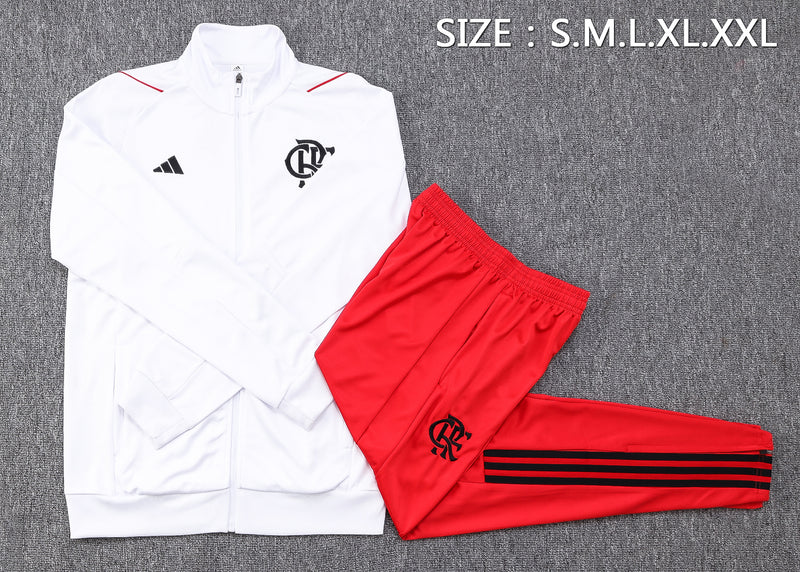 Agasalho Treino Flamengo Branco 2023/24 - Masculino