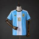 Camisa Especial da Argentina 2026/2027 - Edição de Despedida do Lionel Messi (Sol de Mayo)