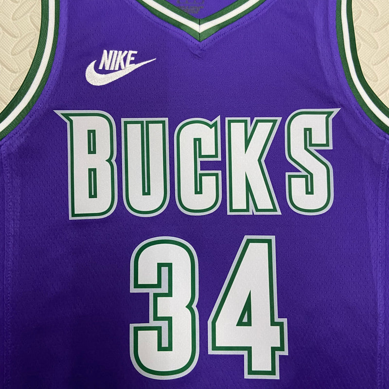 Regata Milwaukee Bucks Roxa 2022/23 - Classic Edition