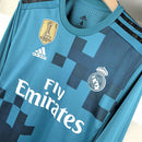 Camisa 3 Real Madrid Manga Longa 2017/18 Jogador - Masculina