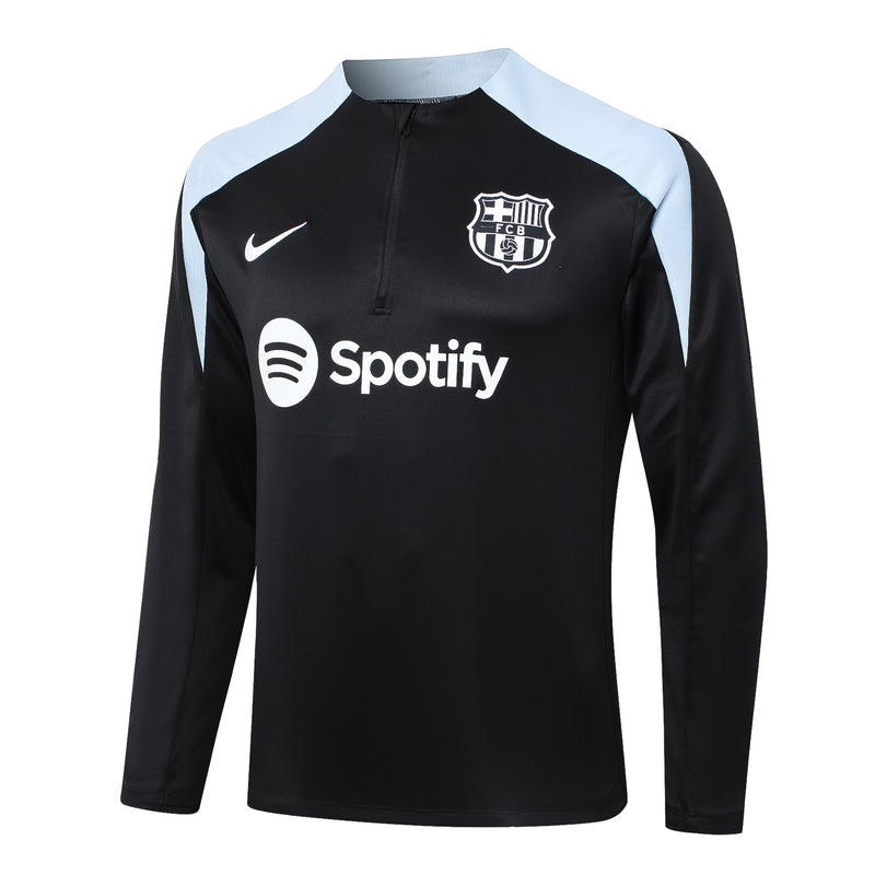 Agasalho Treino Barcelona Preto 2024/25 - Masculino