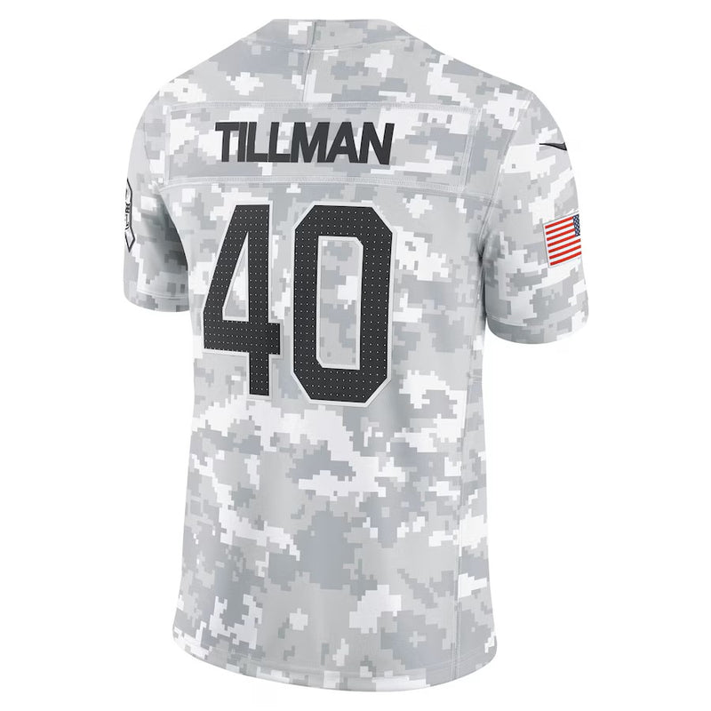 Camisa Pat Tillman Arizona Cardinals Nike Salute to Service Retired Player Limited 2024- Arctic Camo