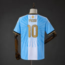 Camisa Especial da Argentina 2026/2027 - Edição de Despedida do Lionel Messi (Sol de Mayo)