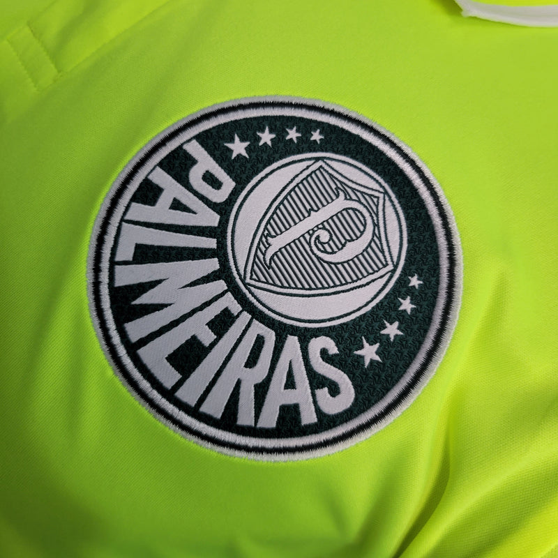 Camisa Polo Treino Palmeiras Verde Florescente 2023/24 - Masculina