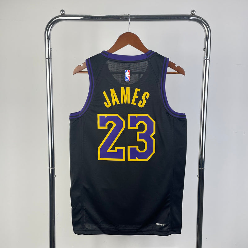 Regata Los Angeles Lakers Preta Swingman 2024/25 - City Edition