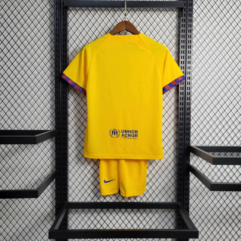 Conjunto Infantil 4 Barcelona 2023/24 - Unissex