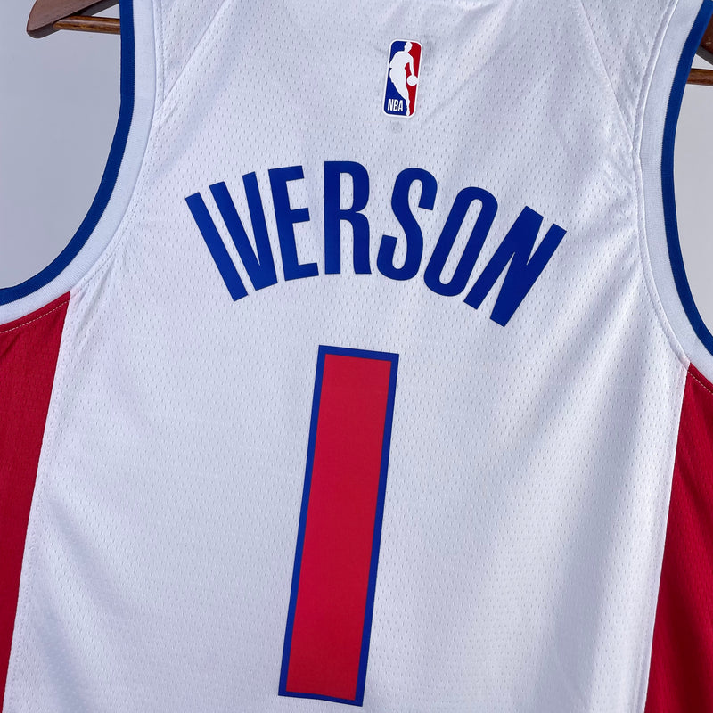 Regata Detroit Pistons Branca Swingman - Association Edition