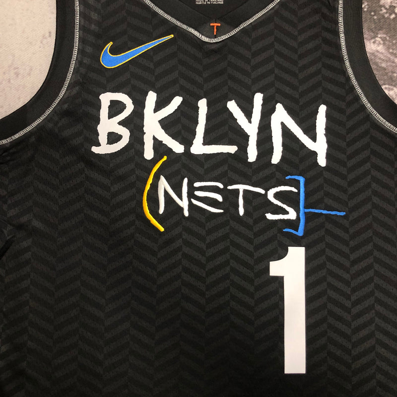 Regata Brooklyn Nets Preta Swingman -  City Edition