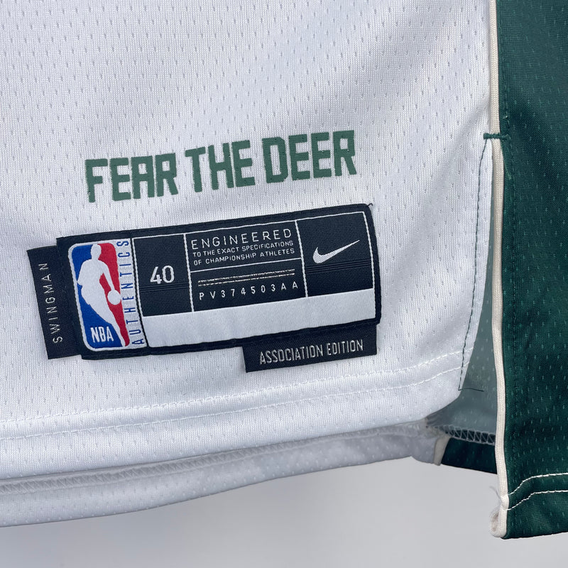 Regata Milwaukee Bucks Branca Swingman 2023/24 - Association Edition