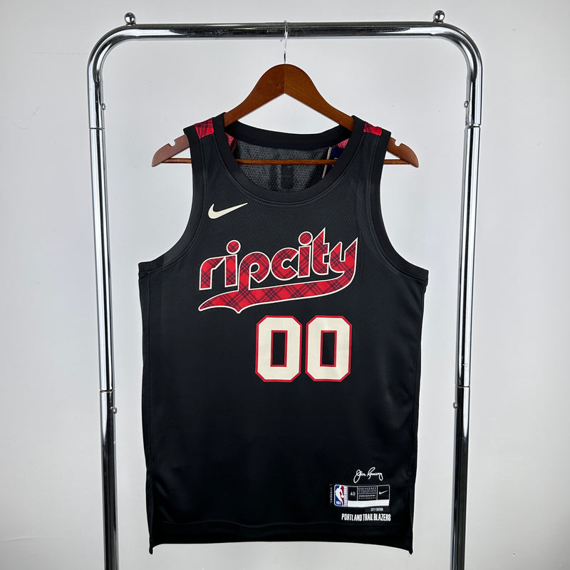 Regata Portland Trail Blazers Preta Swingman 2023/24 - City Edition