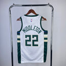 Regata Milwaukee Bucks Branca Swingman 2023/24 - Association Edition