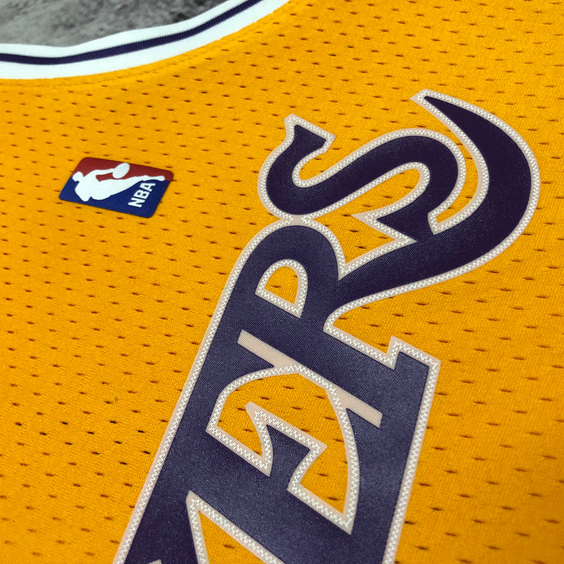 Regata Los Angeles Lakers Kobe Bryant Amarela 1996/97 - Hardwood Classics