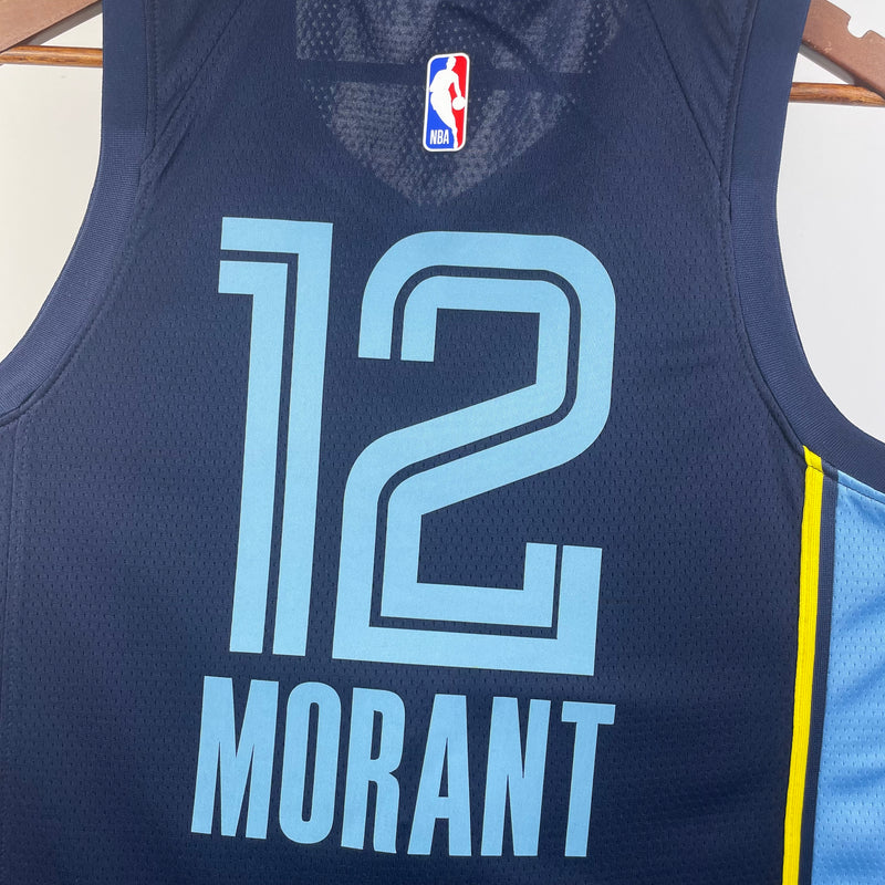 Regata Memphis Grizzlies Azul 2020/21 - Icon Edition