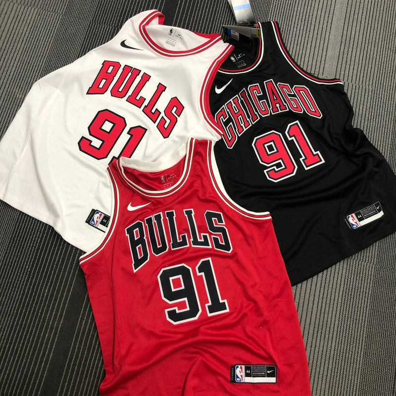 Regata Chicago Bulls Branca Swingman - Association Edition