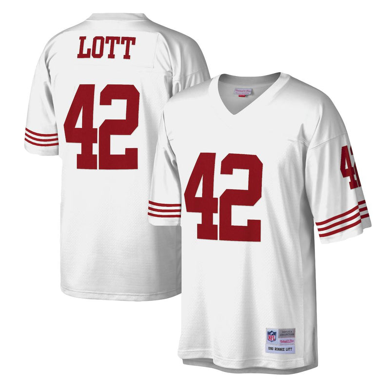 Camisa San Francisco 49ers Mitchell & Ness Legacy Replica 1990 - Vermelho Scarlet
