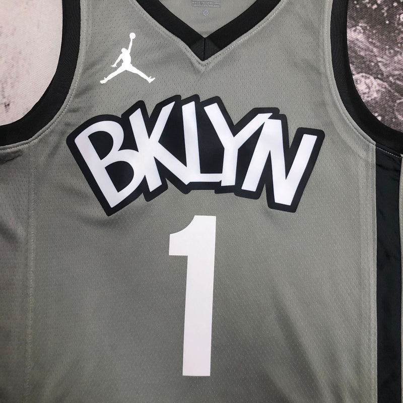 Regata Brooklyn Nets Cinza Swingman - Statement Edition