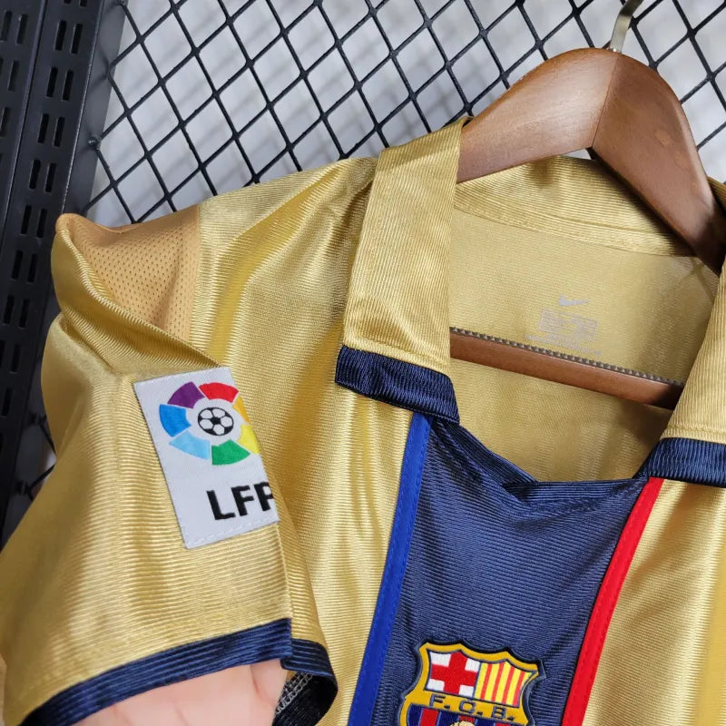 Camisa 2 Barcelona Retrô 2001/02 - Masculina