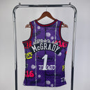Regata Toronto Raptors Slap Stricker Roxo 1998/99 - Hardwood Classics