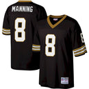 Camisa Archie Manning New Orleans Saints Mitchell & Ness Legacy Replica - Preta