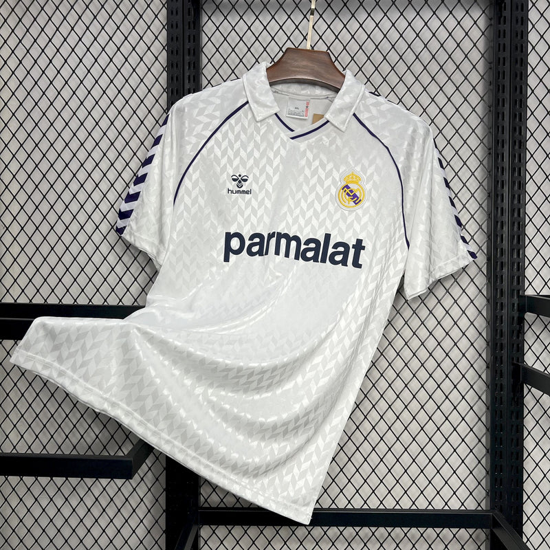 Camisa 1 Real Madrid Retrô 1986/87 - Masculina